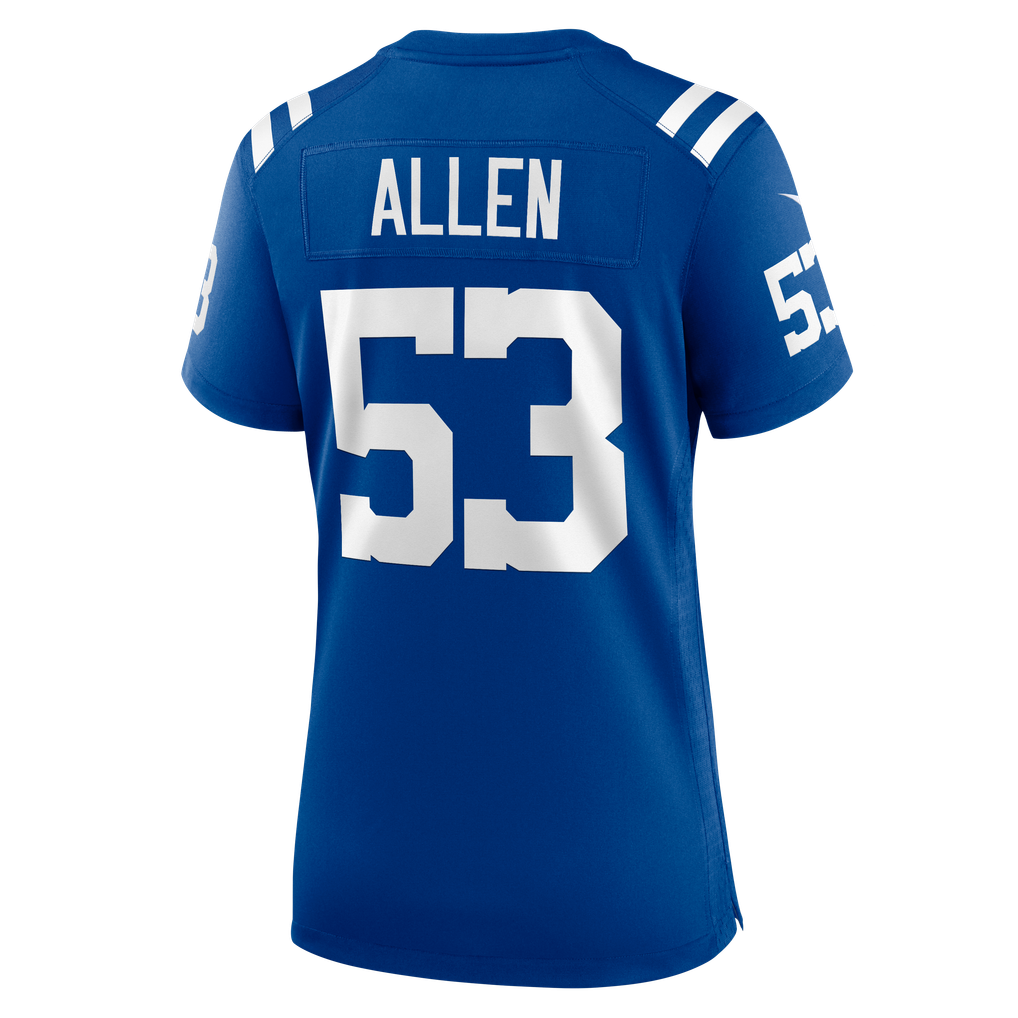 Women's Indianapolis Colts CJ Allen Royal Team Game Jersey