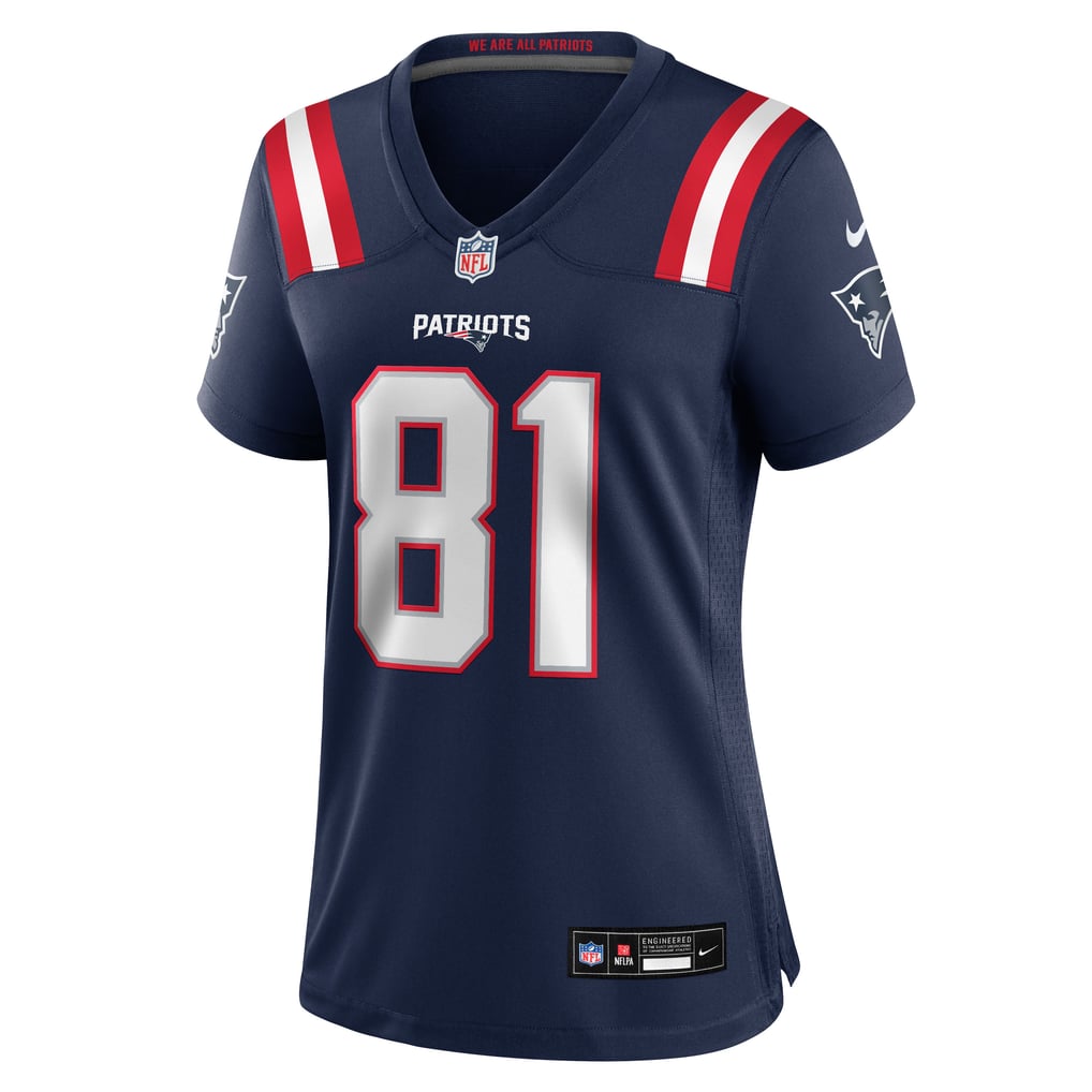 Women's New England Patriots CJ Dippre Navy Team Game Jersey