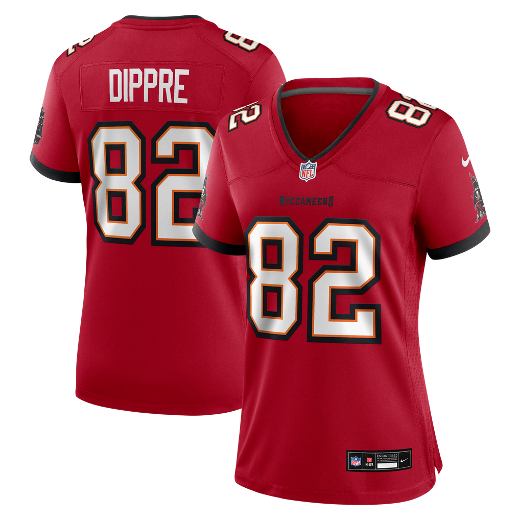 Women's Tampa Bay Buccaneers CJ Dippre Red Team Game Jersey