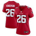 Women's Atlanta Falcons CJ Henderson Red Team Game Jersey