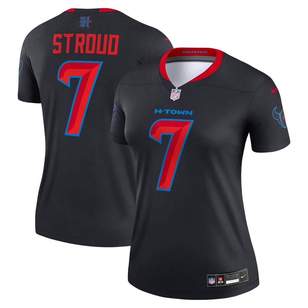 Women's Houston Texans C.J. Stroud Navy Alternate Legend Player Performance Top