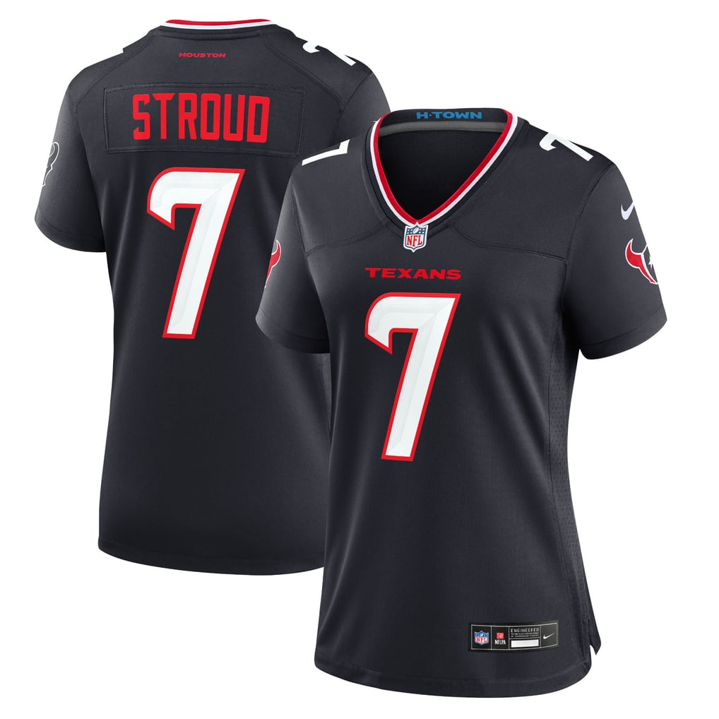 Women's Houston Texans C.J. Stroud Navy Game Jersey