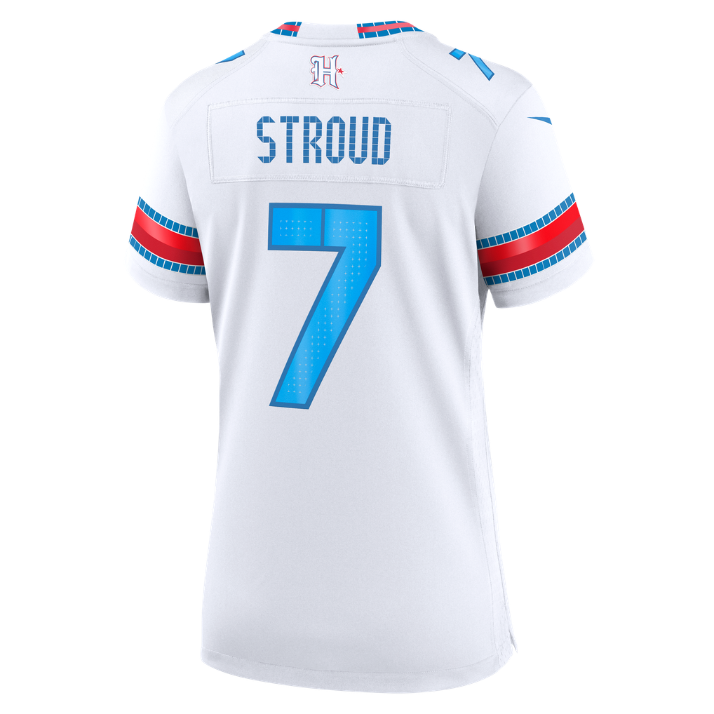 Women's Houston Texans C.J. Stroud White 2026 Rivalries Collection Game Jersey