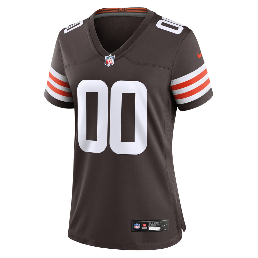 Women's Cleveland Browns Brown Custom Game Jersey