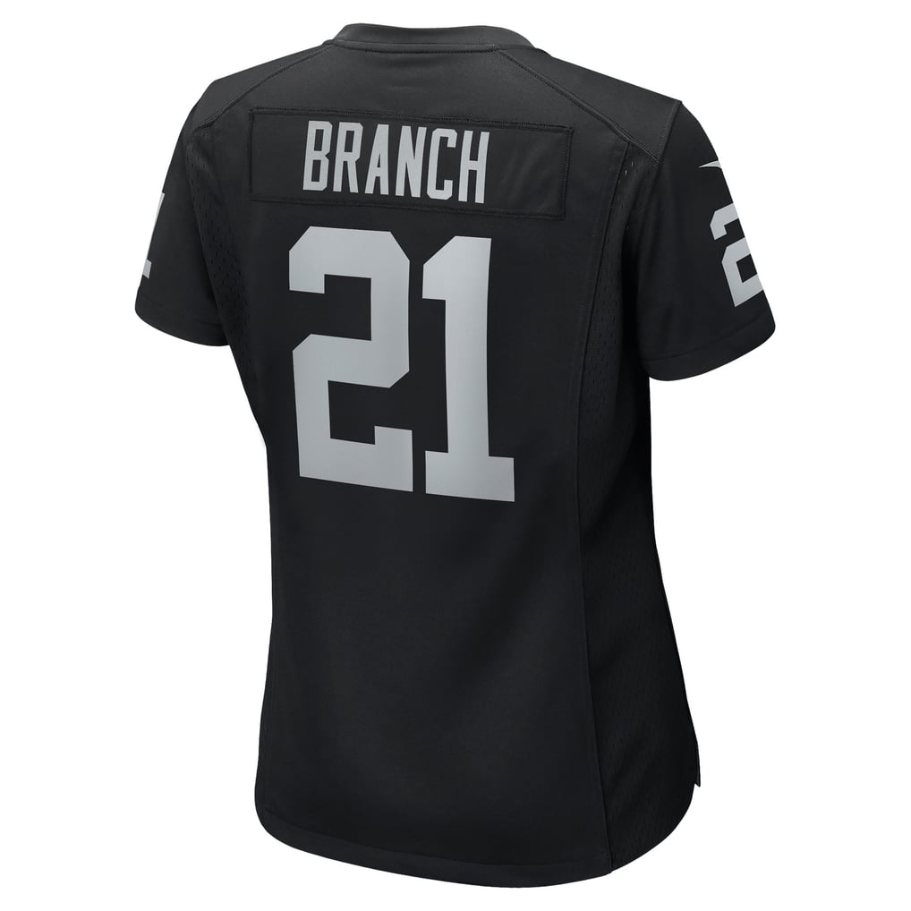Women's Las Vegas Raiders Cliff Branch Black Retired Player Game Jersey