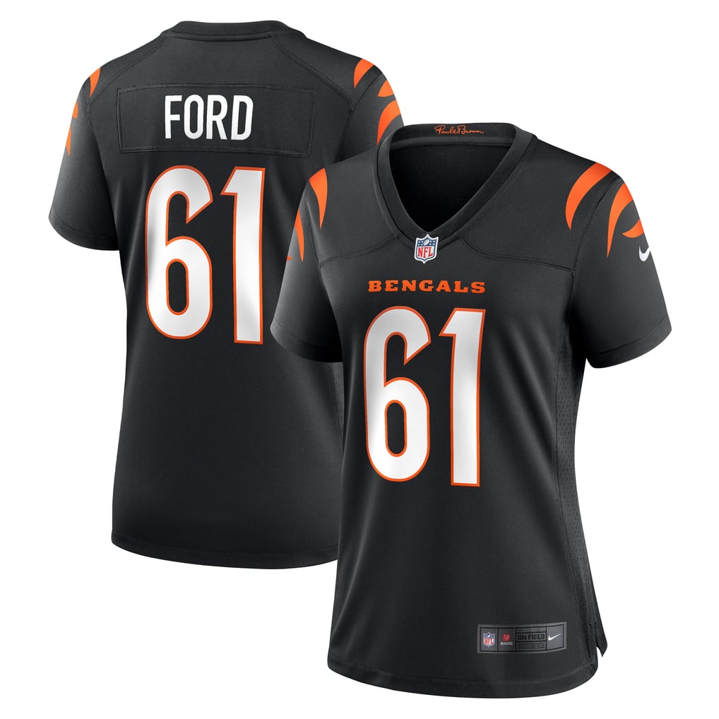Women's Cincinnati Bengals Cody Ford Black Game Jersey