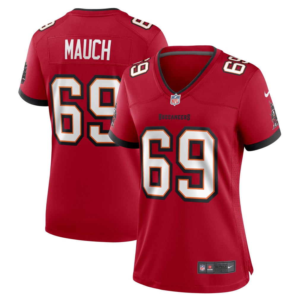 Women's Tampa Bay Buccaneers Cody Mauch Red Game Jersey