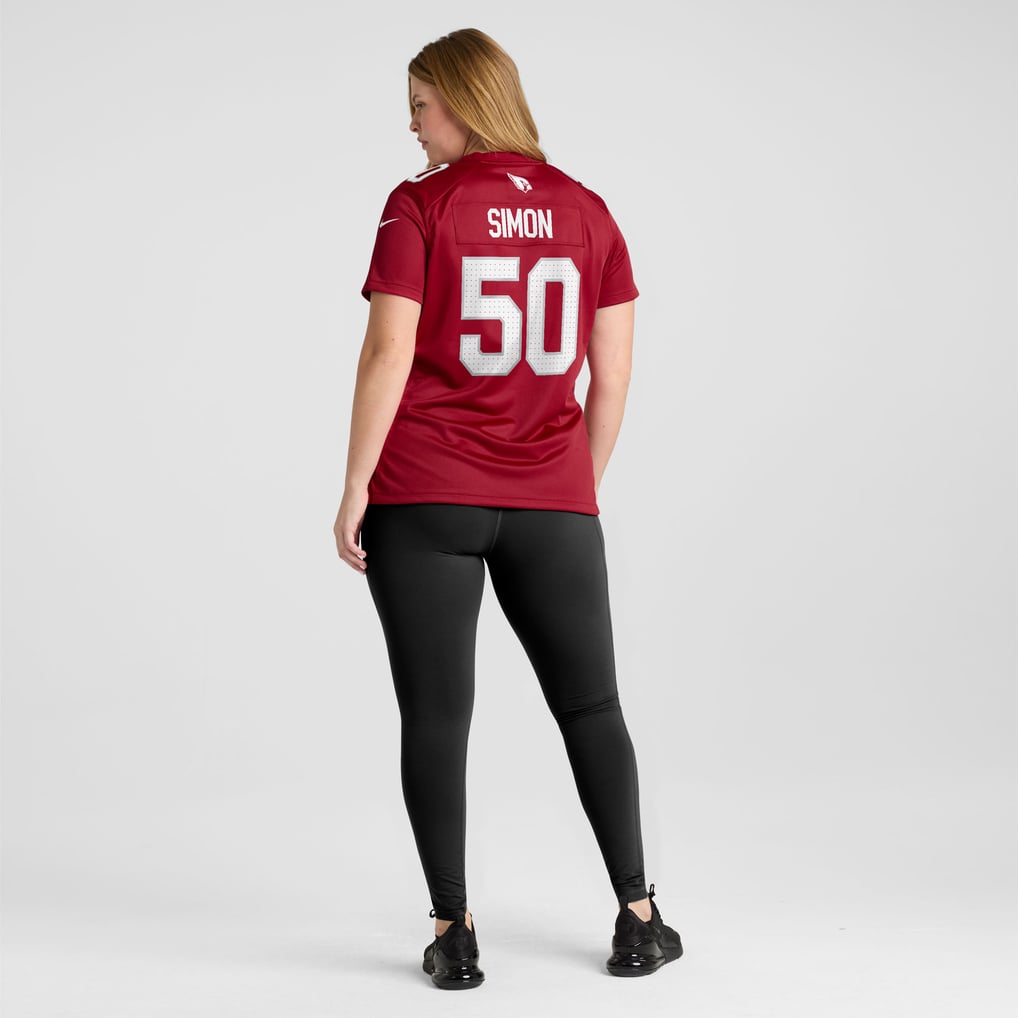 Women's Arizona Cardinals Cody Simon Cardinal Team Game Jersey