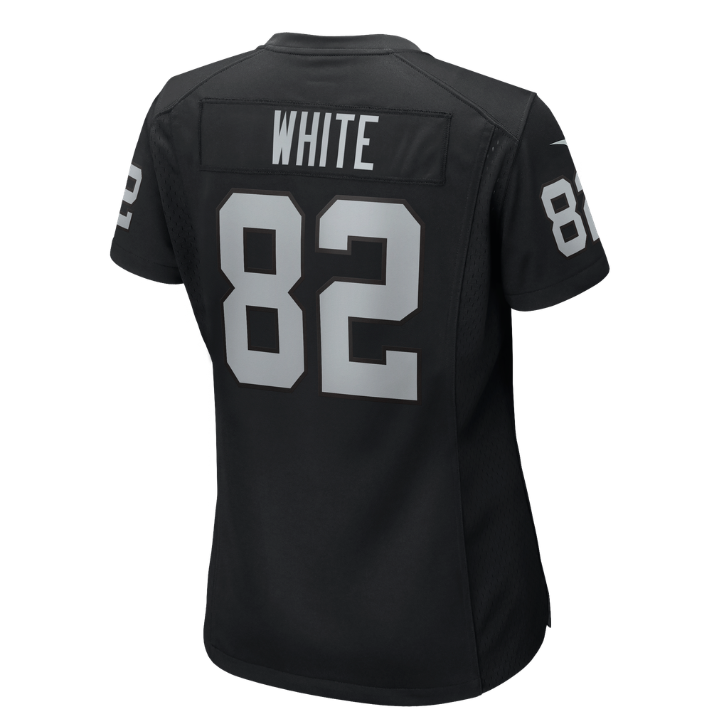 Women's Las Vegas Raiders Cody White Black Team Game Jersey