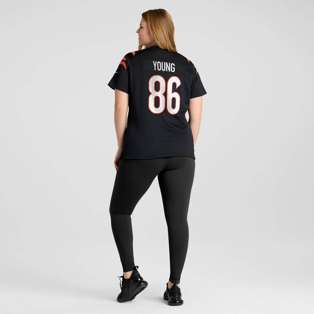 Women's Cincinnati Bengals Colbie Young Black Team Game Jersey