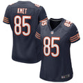 Women's Chicago Bears Cole Kmet Navy Game Jersey