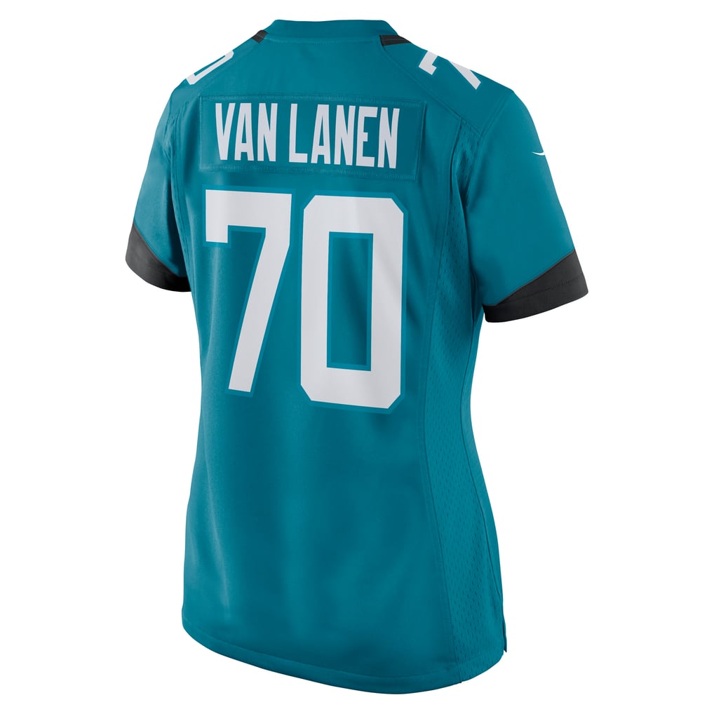 Women's Jacksonville Jaguars Cole Van Lanen Teal Game Player Jersey