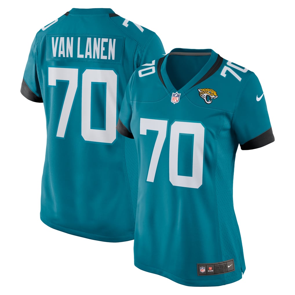 Women's Jacksonville Jaguars Cole Van Lanen Teal Game Player Jersey