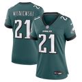 Women's Philadelphia Eagles Cole Wisniewski Midnight Green Team Game Jersey