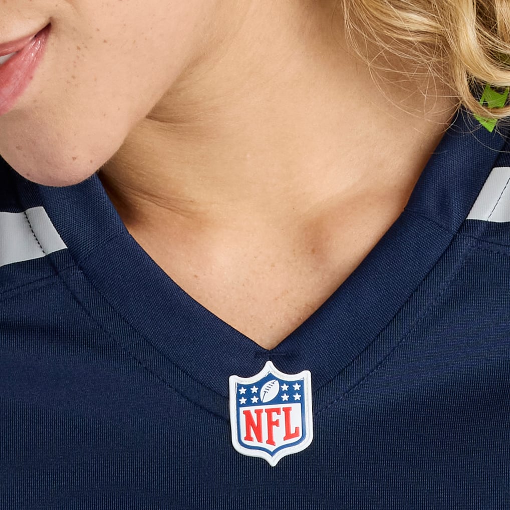 Women's Seattle Seahawks College Navy Custom Game Jersey