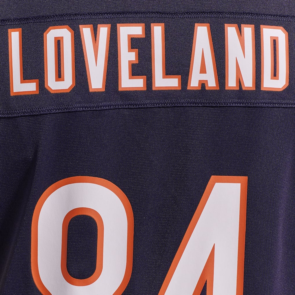 Women's Chicago Bears Colston Loveland Navy Team Game Jersey