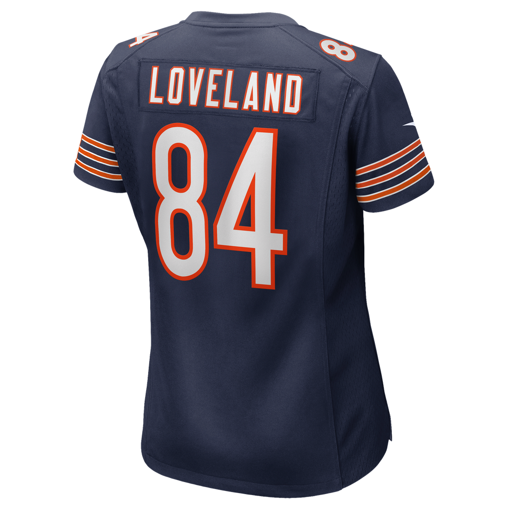 Women's Chicago Bears Colston Loveland Navy Team Game Jersey