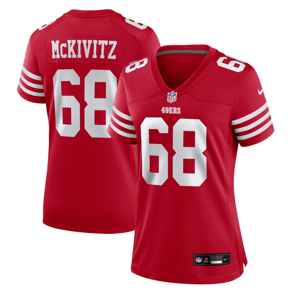 Women's San Francisco 49ers Colton McKivitz Scarlet Team Game Jersey