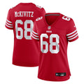 Women's San Francisco 49ers Colton McKivitz Scarlet Team Game Jersey