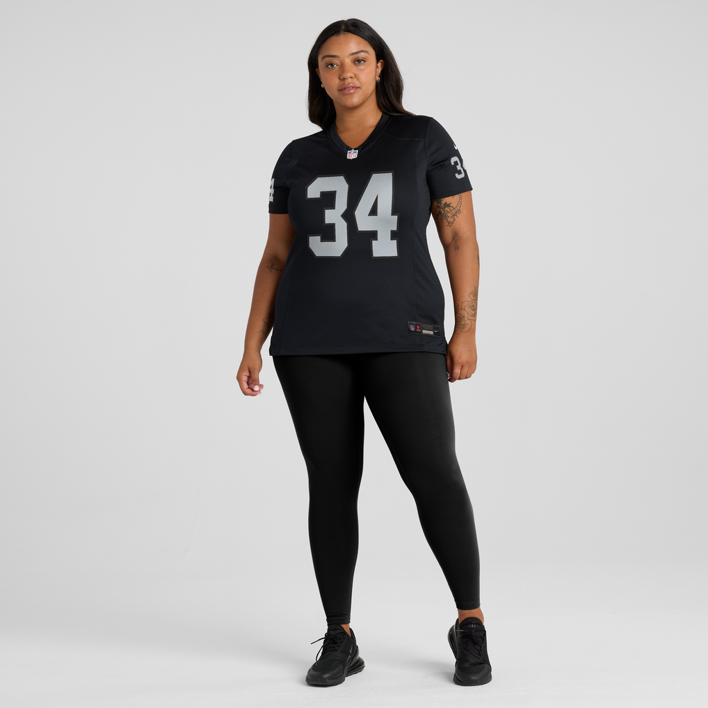 Women's Las Vegas Raiders Connor Heyward Black Team Game Jersey