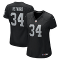 Women's Las Vegas Raiders Connor Heyward Black Team Game Jersey