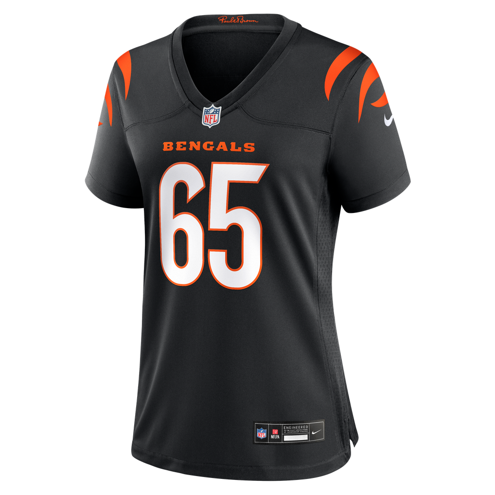 Women's Cincinnati Bengals Connor Lew Black Team Game Jersey