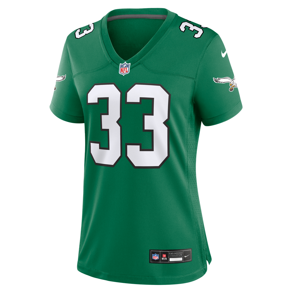 Women's Philadelphia Eagles Cooper DeJean Kelly Green Alternate Game Jersey