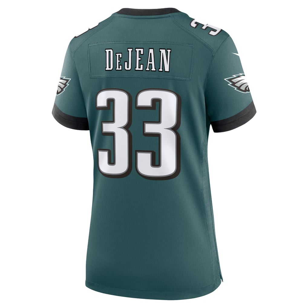 Women's Philadelphia Eagles Cooper DeJean Midnight Green Team Game Jersey
