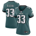 Women's Philadelphia Eagles Cooper DeJean Midnight Green Team Game Jersey