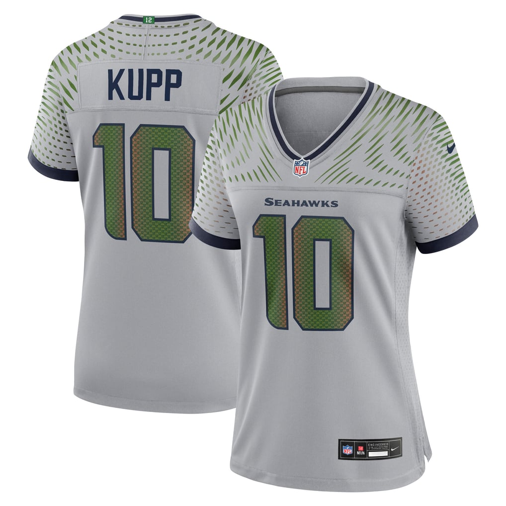 Women's Seattle Seahawks Cooper Kupp Gray Rivalries Collection Game Jersey