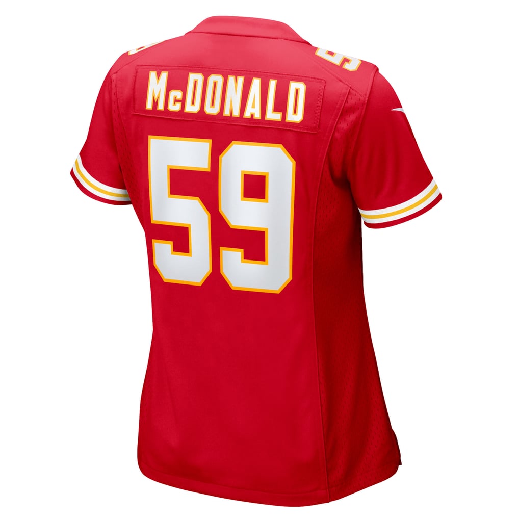 Women's Kansas City Chiefs Cooper McDonald Red Team Game Jersey