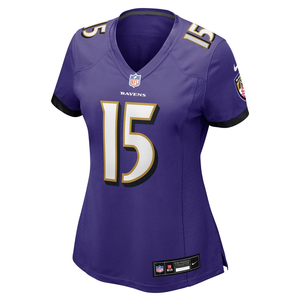 Women's Baltimore Ravens Cooper Rush Purple Team Game Jersey