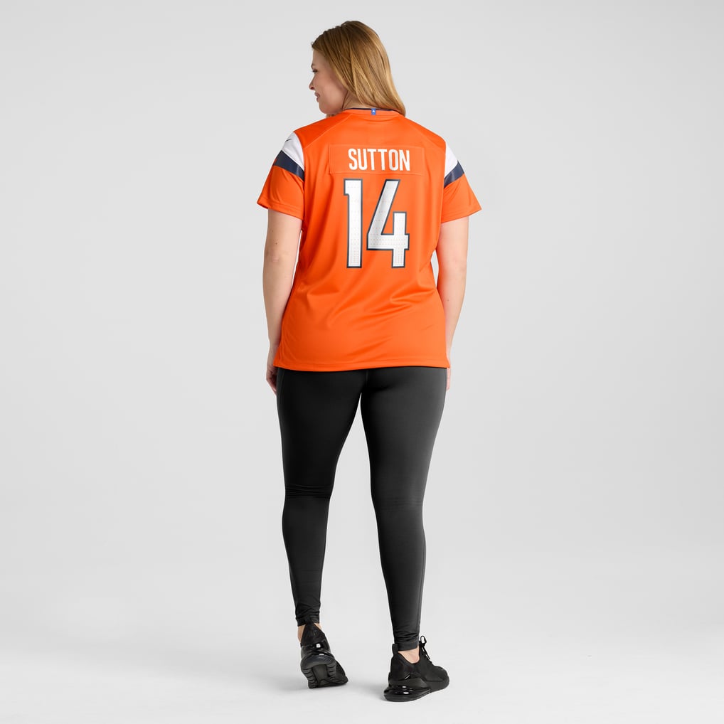 Women's Denver Broncos Courtland Sutton Orange Team Game Jersey