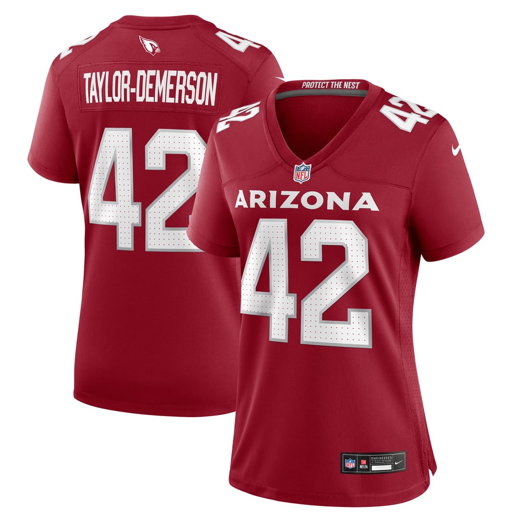 Women's Arizona Cardinals Dadrion Taylor-Demerson Cardinal Game Jersey