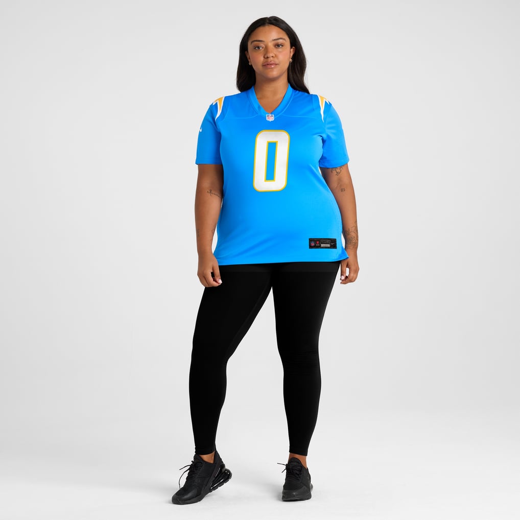 Women's Los Angeles Chargers Daiyan Henley Powder Blue Team Game Jersey