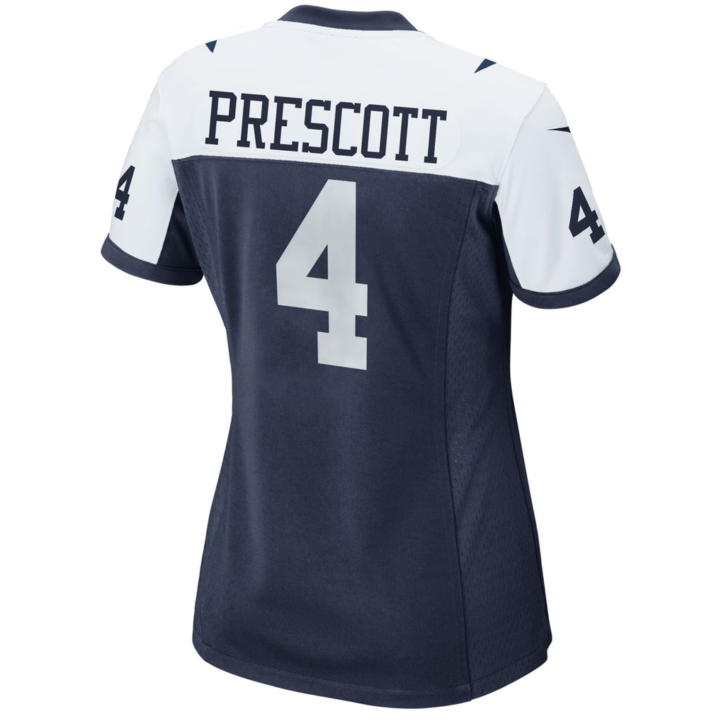 Women's Dallas Cowboys Dak Prescott Navy Alternate Game Team Jersey