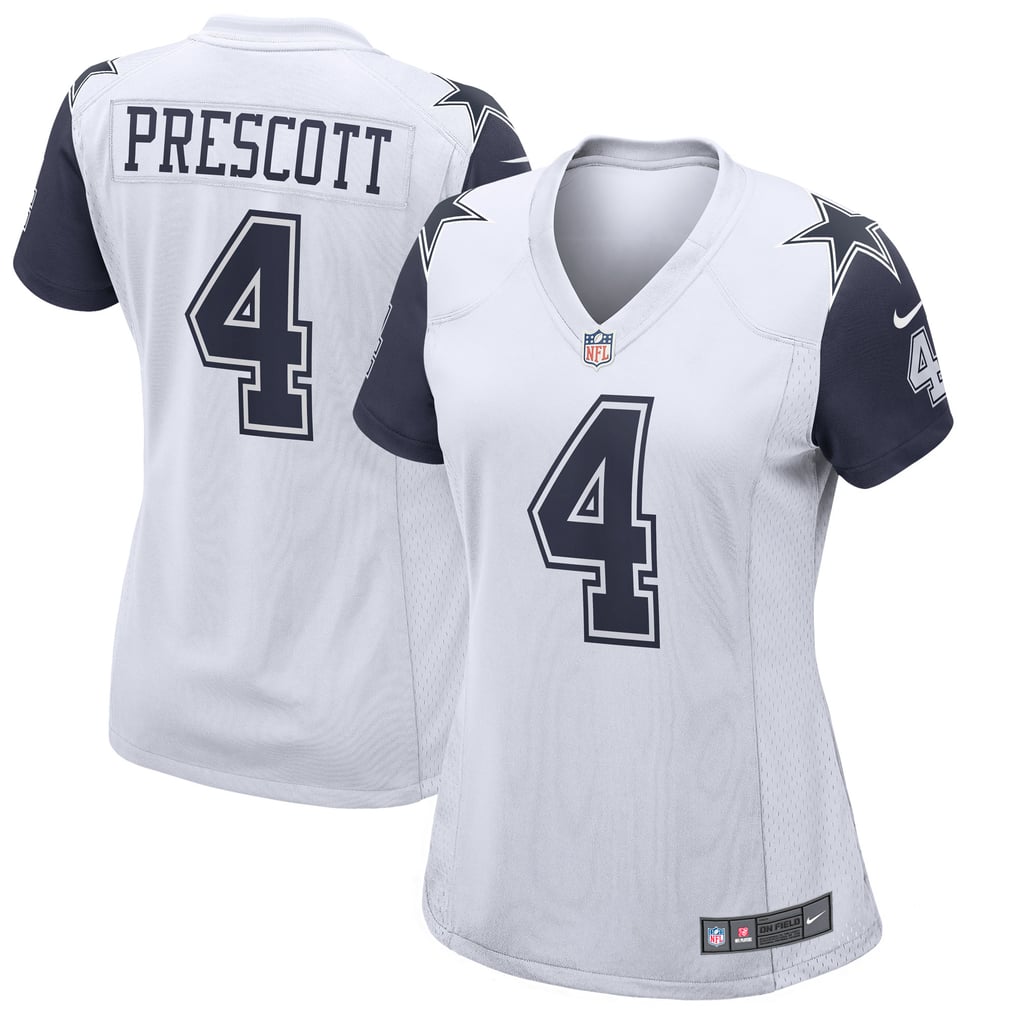 Women's Dallas Cowboys Dak Prescott White Alternate Game Jersey