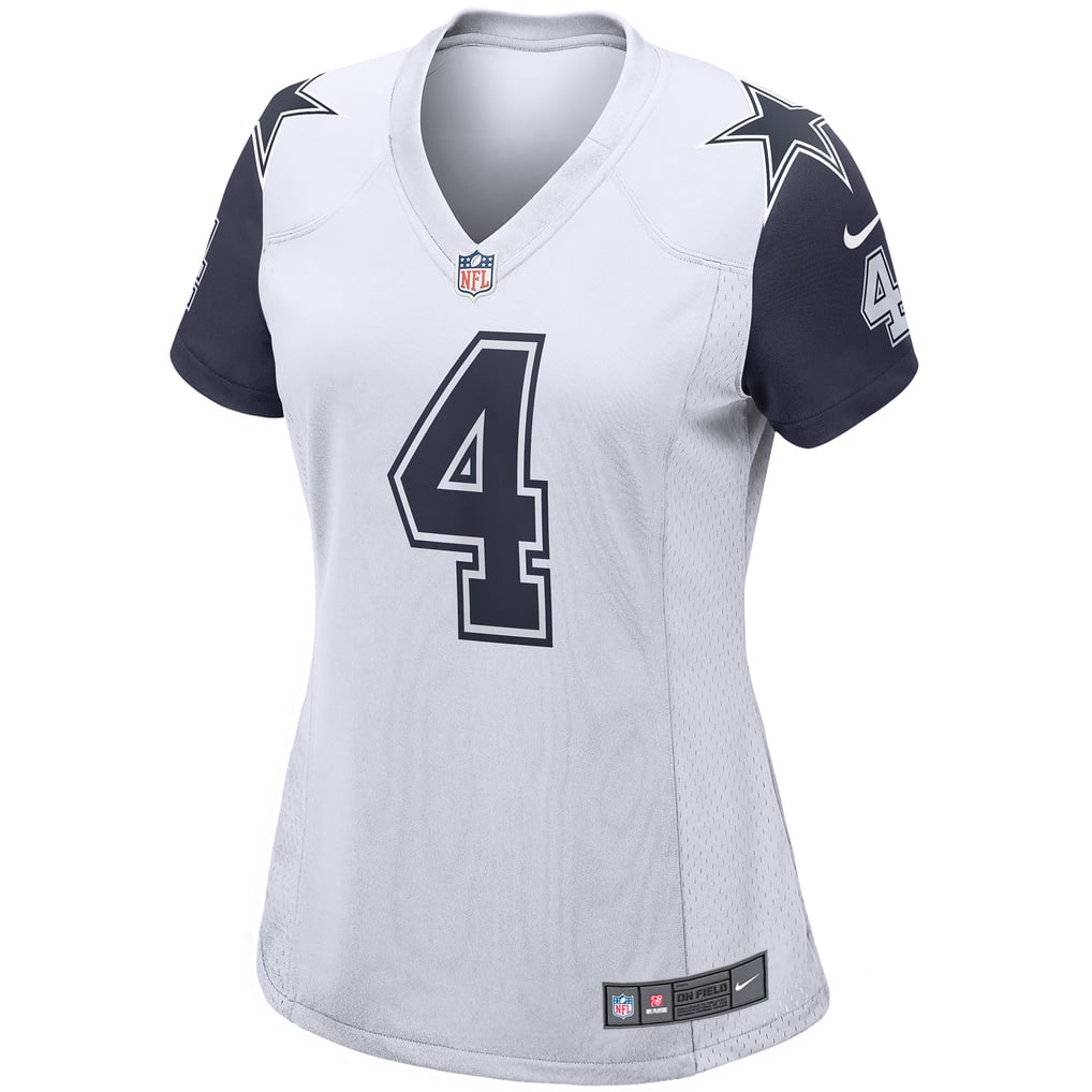 Women's Dallas Cowboys Dak Prescott White Alternate Game Jersey