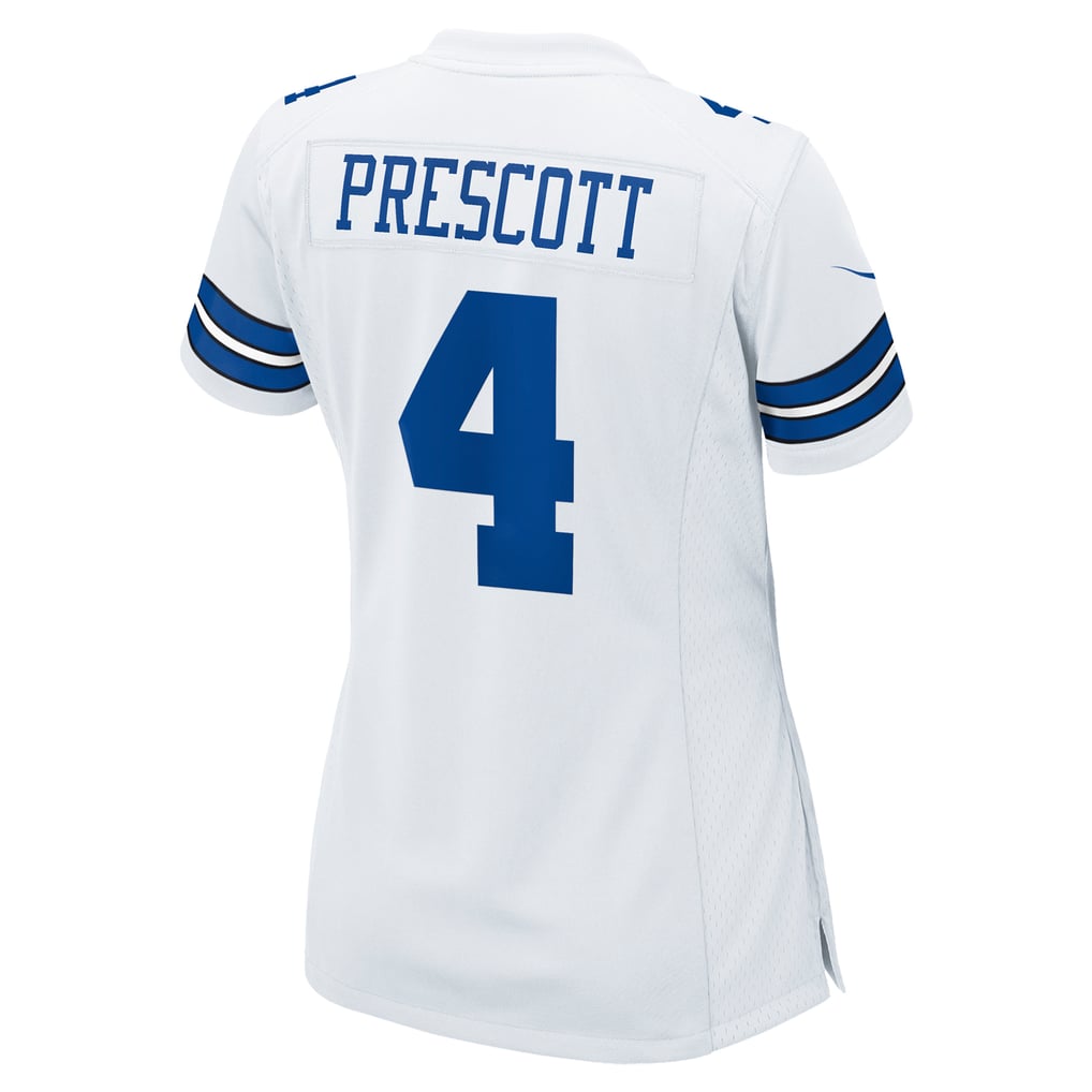 Women's Dallas Cowboys Dak Prescott White Team Game Jersey
