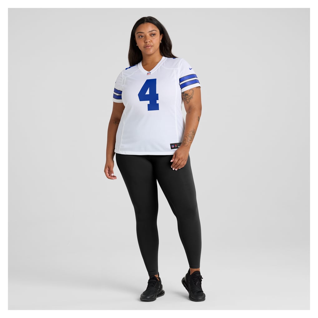 Women's Dallas Cowboys Dak Prescott White Team Game Jersey