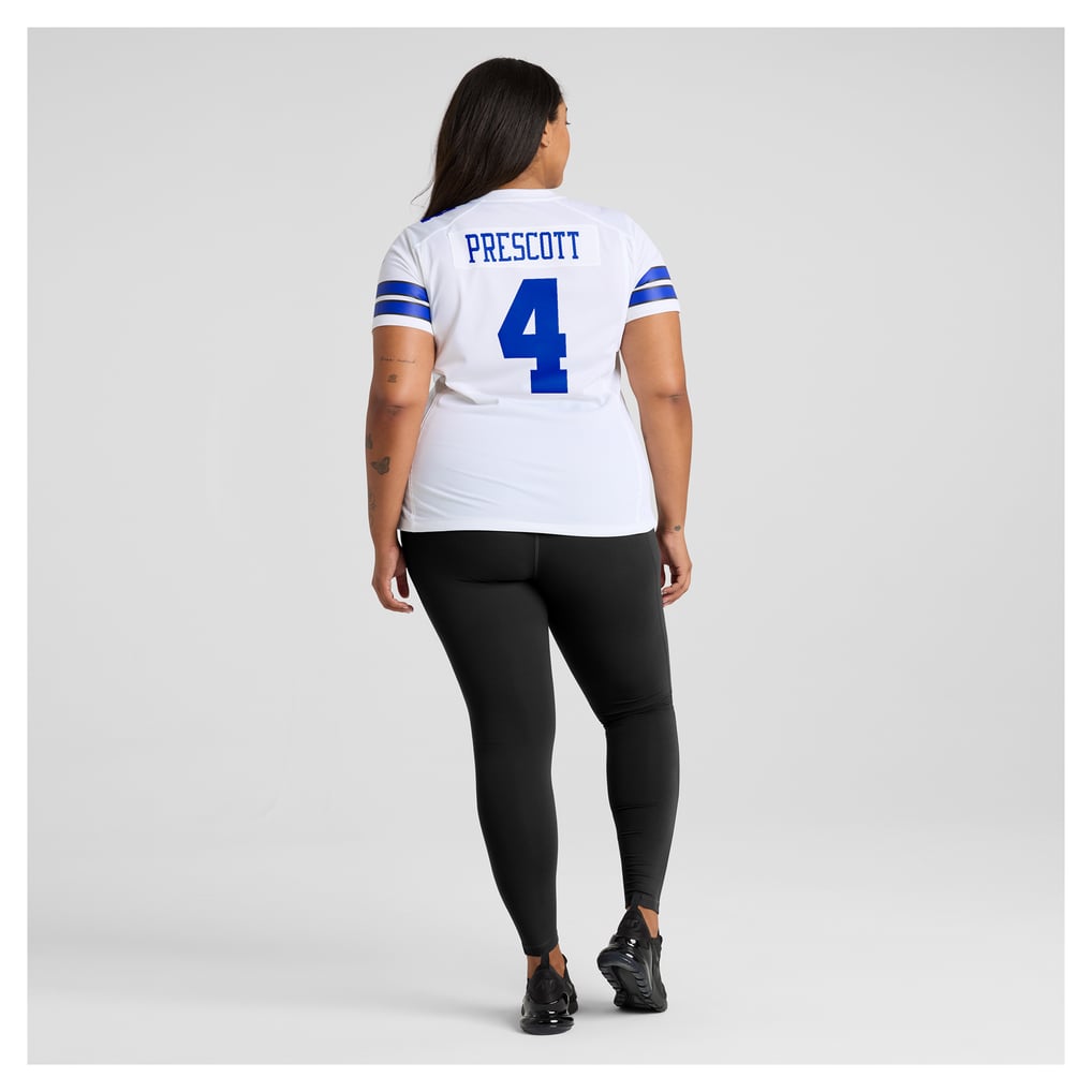 Women's Dallas Cowboys Dak Prescott White Team Game Jersey