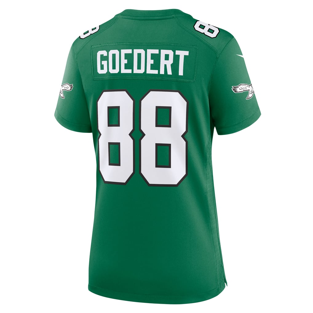 Women's Philadelphia Eagles Dallas Goedert Kelly Green Alternate Game Jersey