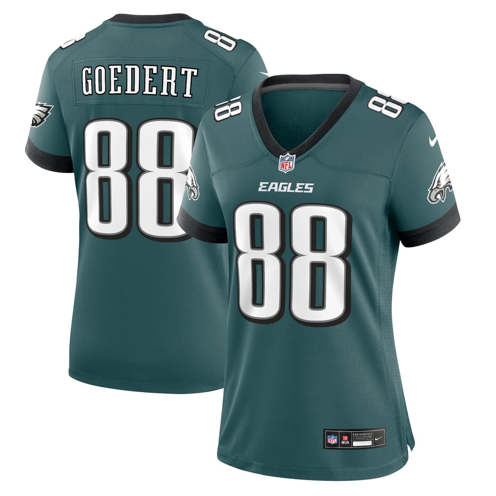 Women's Philadelphia Eagles Dallas Goedert Midnight Green Team Game Jersey