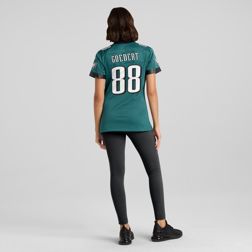 Women's Philadelphia Eagles Dallas Goedert Midnight Green Team Game Jersey