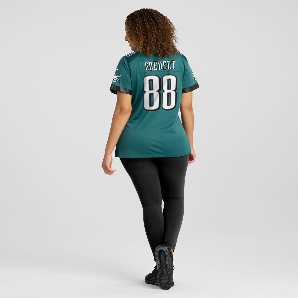 Women's Philadelphia Eagles Dallas Goedert Midnight Green Team Game Jersey