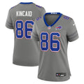 Women's Buffalo Bills Dalton Kincaid Gray Nickel City Game Jersey