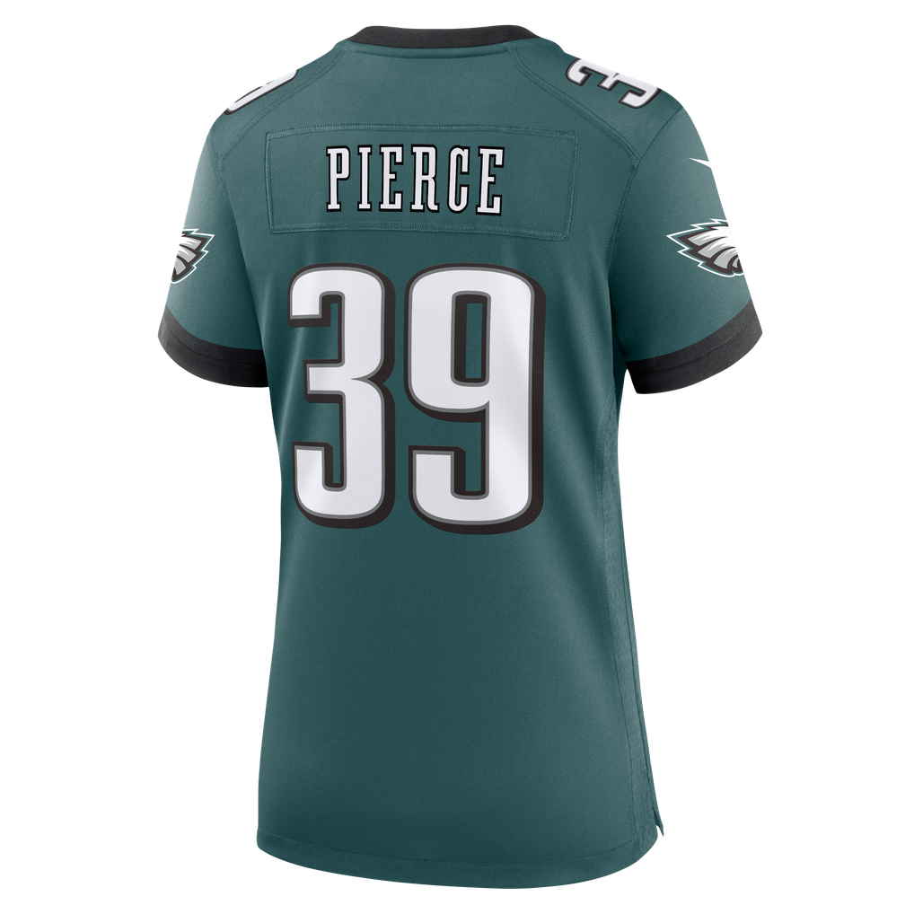 Women's Philadelphia Eagles Dameon Pierce Midnight Green Team Game Jersey
