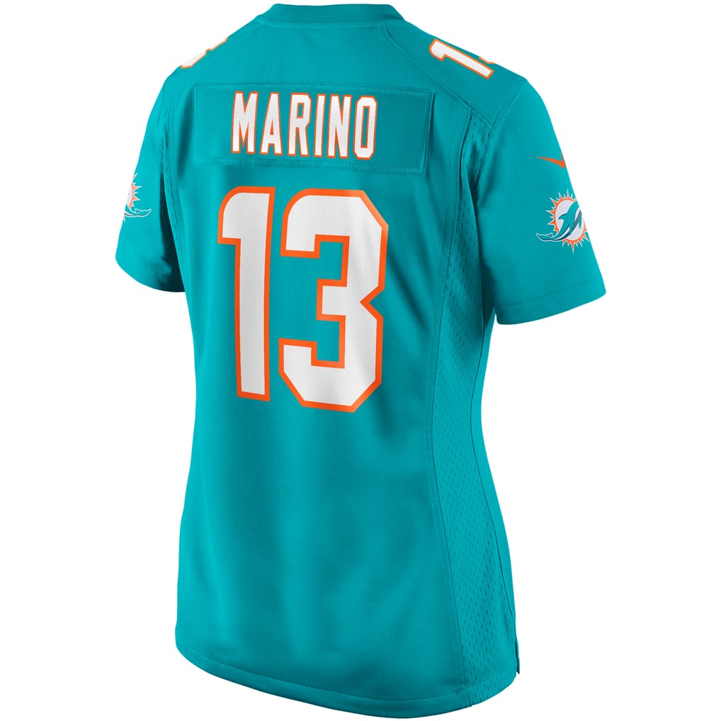 Women's Miami Dolphins Dan Marino Aqua Game Retired Player Jersey