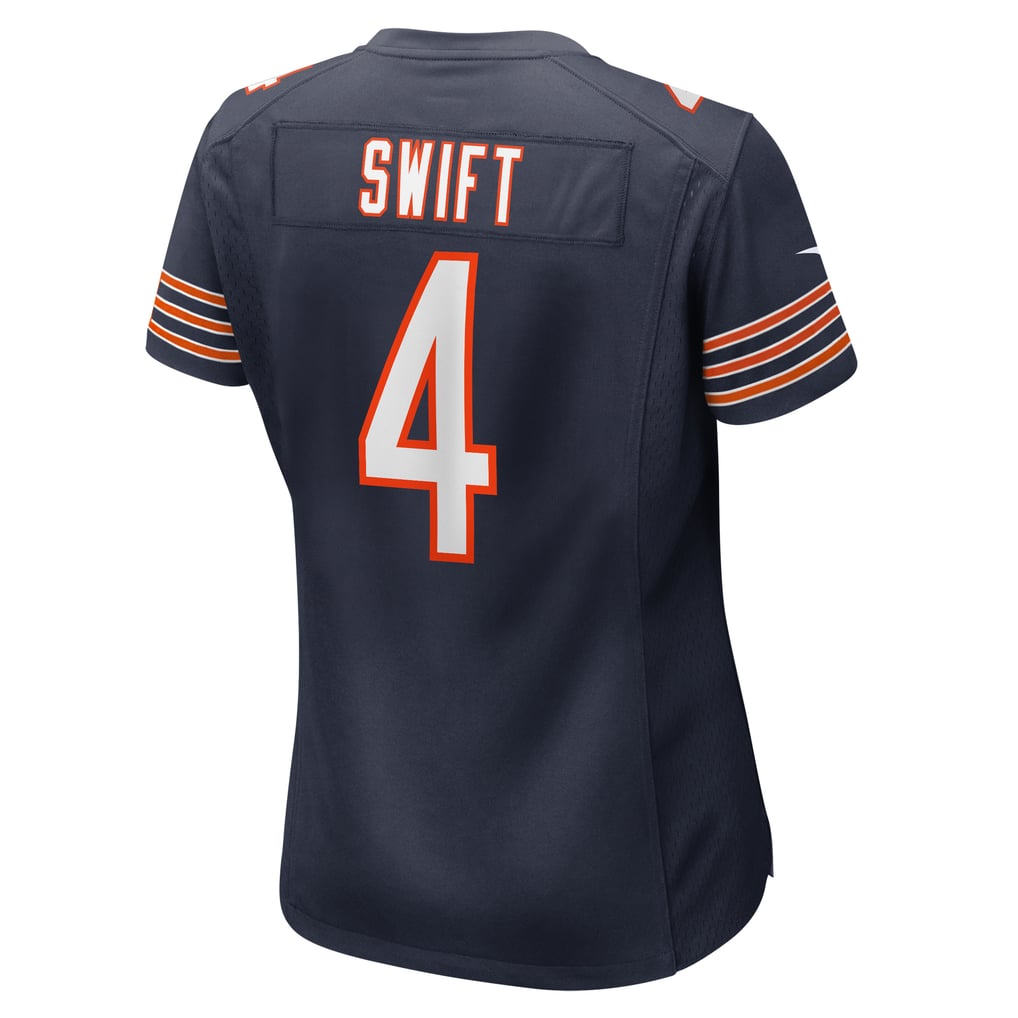 Women's Chicago Bears D'Andre Swift Navy Game Jersey