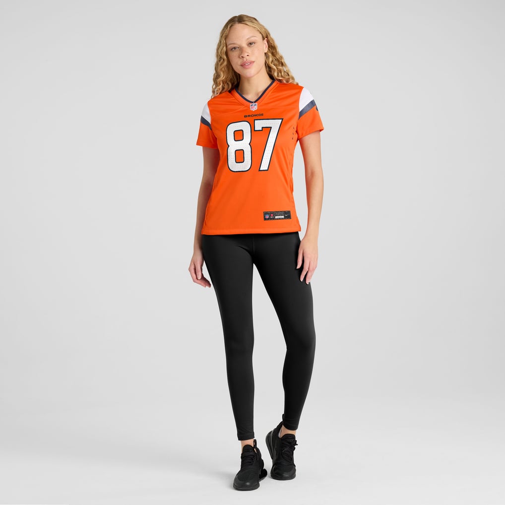 Women's Denver Broncos Dane Key Orange Team Game Jersey
